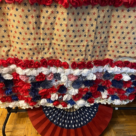 Handmade Flower Wall Photo Party Backdrop - Picture 7 of 10